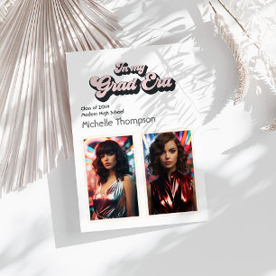 Convites Tendência Na Minha Festa de formatura Da Era Do Fo