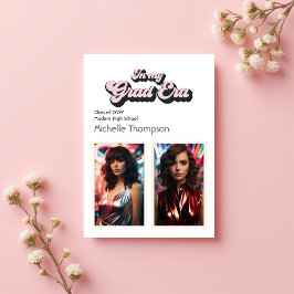 Convites Tendência Na Minha Festa de formatura Da Era Do Fo