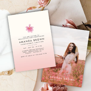 Convites Tendy Festa de formatura 2025 Elegant Floral