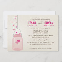 Tendy mason jar amor corações do WHIMSICAL