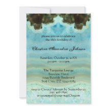 Tendy Modern Aqua Blue Crystal Sweet 16