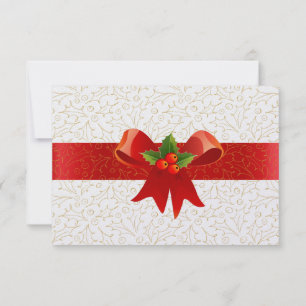 Convites Tenha um jantar de Natal alegre e feliz