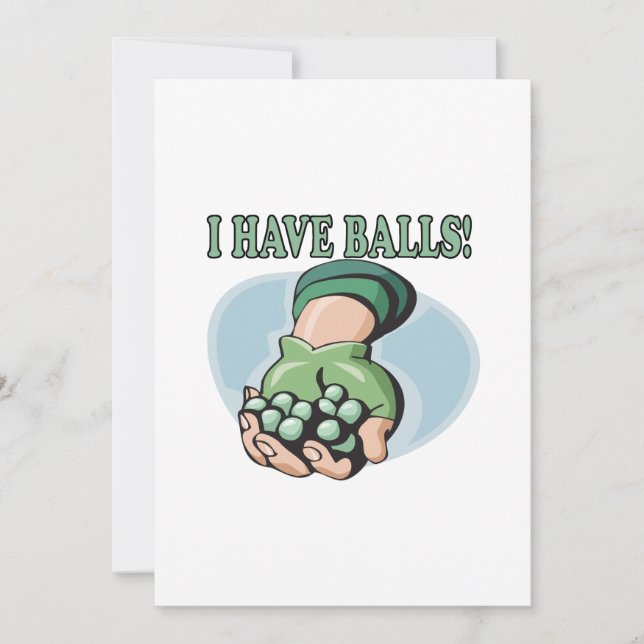 Convites Tenho Bolas 2 (Frente)