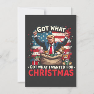 Convites Tenho O Que Eu Queria Para Papais noeis De Trump D