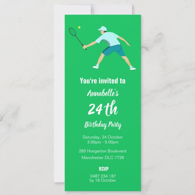 Convites Tênis (Frente)