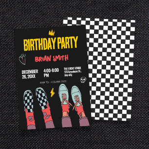 Convites Tênis adolescente de moda