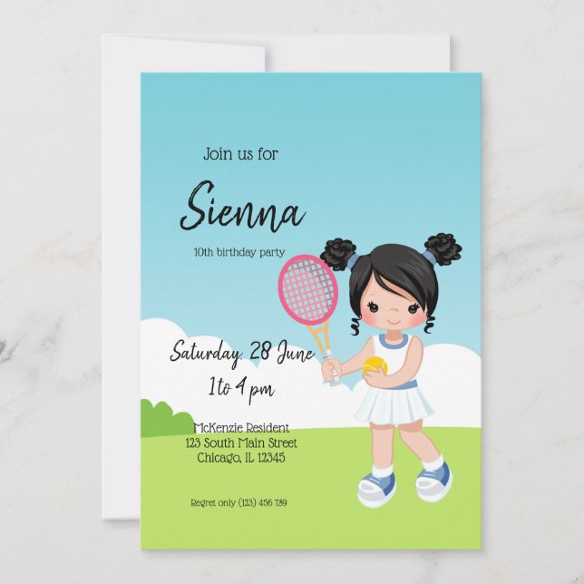 Convites Tênis Esporte (Frente)