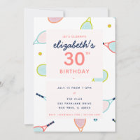 Tênis Festa de aniversário Coral Azul Verde Person