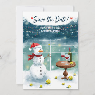 Convites Tênis Natal com Snowman
