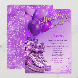 Convites Tênis Personalizado Tema Personalizado