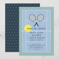 Tênis Racquet Blue Boy Birthday