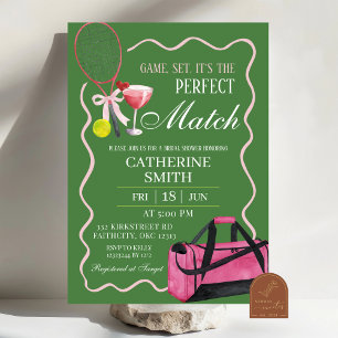 Convites Tênis Rally E Margaritas Adultos Aniversário