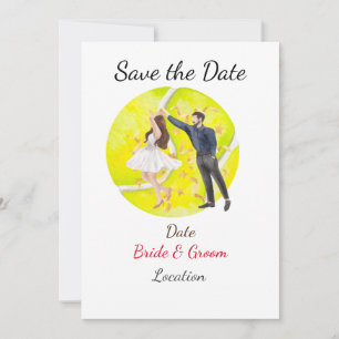 Convites Tênis Salve a data do casamento do Tênis Player
