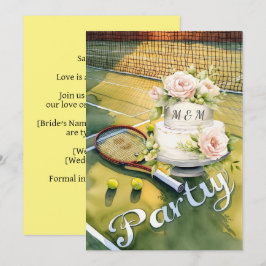 Convites Tênis Salve a data para o casamento do Tênis Playe