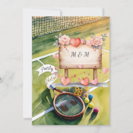 Convites Tênis Salve a data para o casamento do Tênis Playe