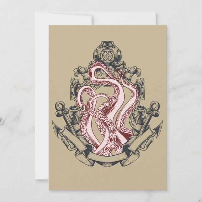 Convites Tentáculos Lulas Fora Do Horror Lovecraftiano Espe (Frente)