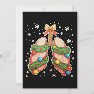Convites Terapeuta de Árvore de Natal Pulmonar Terapia Resp
