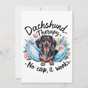 Convites Terapia de Dachshund Sem Limites Funciona