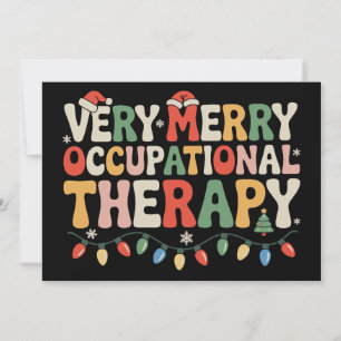 Convites Terapia Ocupacional Muito Alegre Natal da Equipe O