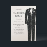 Convites Terno Preto & Gravata Champanhe Brilho Despedida d<br><div class="desc">Convite para Terno Preto & Gravata Champanhe Brilho Despedida de Solteiro

Veja a coleção correspondente na Loja Niche e Nest

Muitos agradecimentos</div>