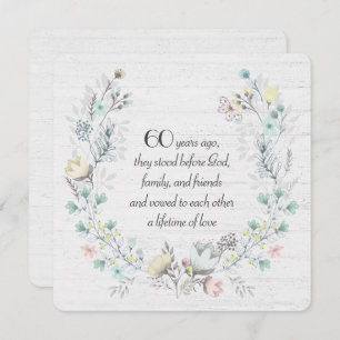 Convites Terra dos 60 anos em madeira