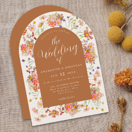 Convites Terracota Casamento Floral