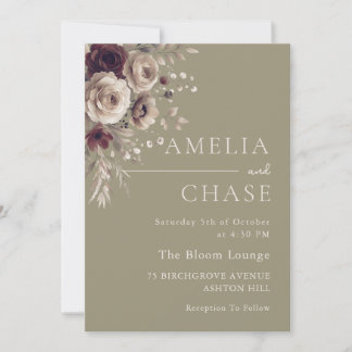 Convites Terracotta Blush Dusty Casamento Floral