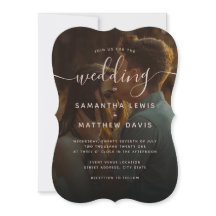 Terracotta Calliografia Script Bohemian Wedding