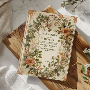 Convites Terracotta Flora Botanical Wedding