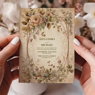 Convites Terracotta Floral Wedding
