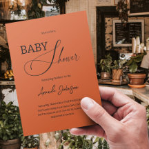 Terracotta Mínima de Boho Chic Queimou Laranja Rus