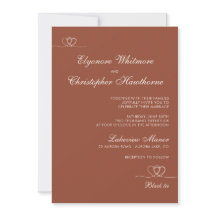 Terracotta Moderno Chic Casamento Combinado