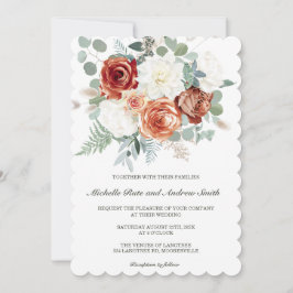 Convites Terracotta Sage Modelos de Casamento