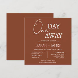 Convites Terracotta, Um Dia De Fora, Janta Casamento