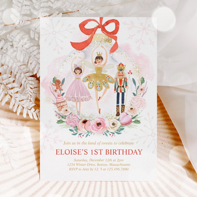 Convites Terras De Noz-Craqueio De Doces De Açúcar De Pluma (Criador carregado)