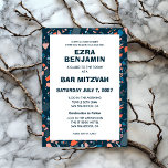 Convites Terrazzo Hand Desenhou Bar Personalizado Bat Mitzv<br><div class="desc">Cartão perfeito para anunciar um morcego mitzvah, bar mitzvah ou outra celebração judaica! A mão fez um padrão de terrazzo para você na frente e atrás! TOTALMENTE PERSONALIZÁVEL! Clique em "Personalizar" acima para editar o texto. Clique em "editar usando a ferramenta design" para ajustar as fontes, as cores e os...</div>