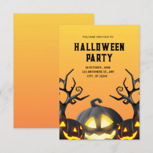 Convites Terrível Hilário: Um Hunt de Halloween