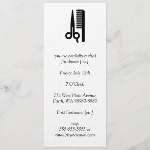 Convites Tesoura e Comb