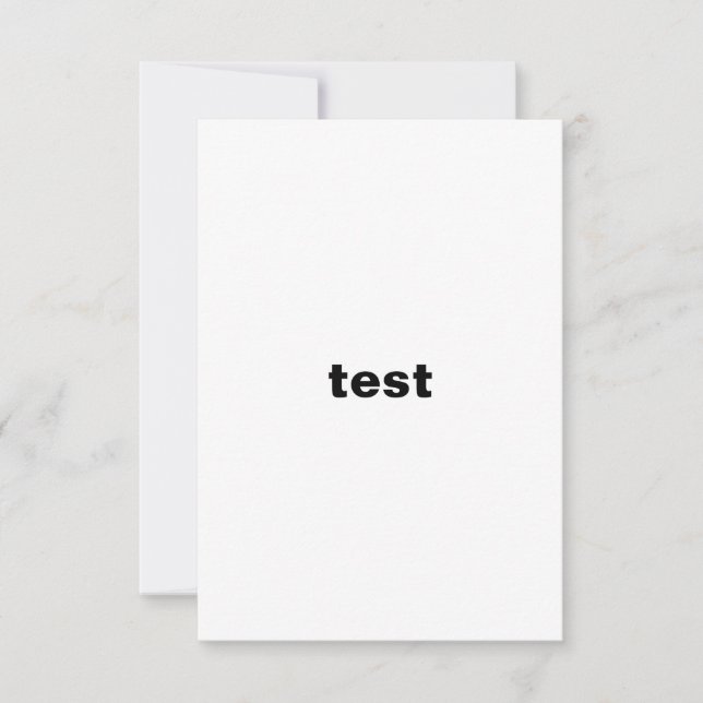 Convites teste do departamento de casamento (Frente)