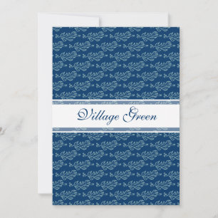 Convites Teste padrão frondoso elegante das artes e dos