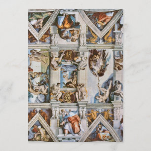 Convites Teto da Capela Sistina Michelangelo
