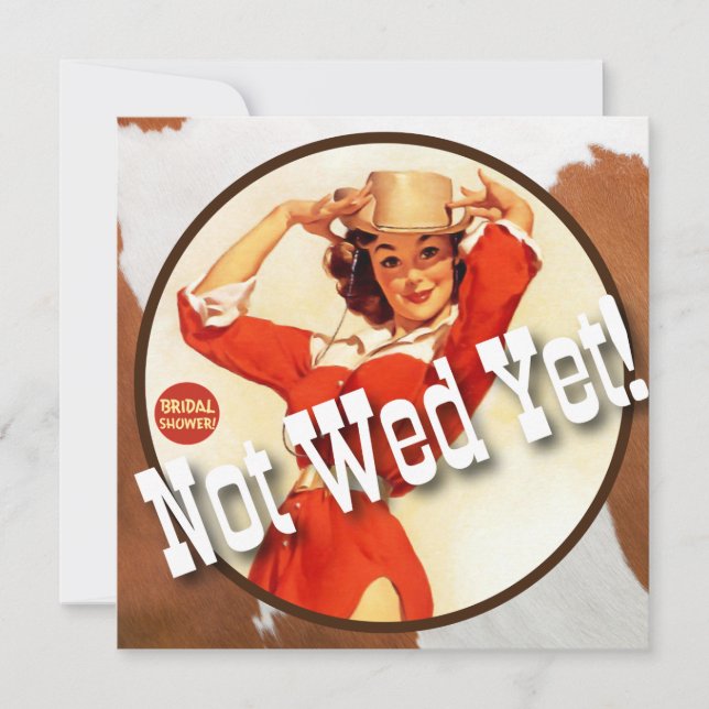 Convites Texas Eclectic©: Vaqueira não quarta-feira ainda! (Frente)