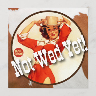 Convites Texas Eclectic©: Vaqueira não quarta-feira ainda!