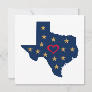 Convites Texas Love and Shining Stars (Estrelas do Amor e L