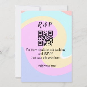 Convites Texto de adição de nome do site de casamento rsvp 