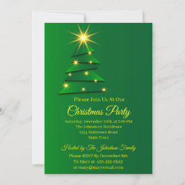 Convites Texto de Alteração de Nome da Árvore Verde Corresp