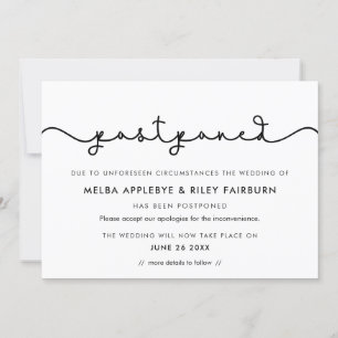 Convites Texto simples e fofo postulado