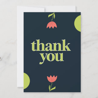 Convites Thank You Card 