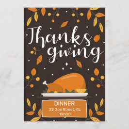 Convites Thanksgiving