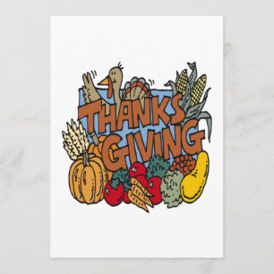 Convites Thanksgiving